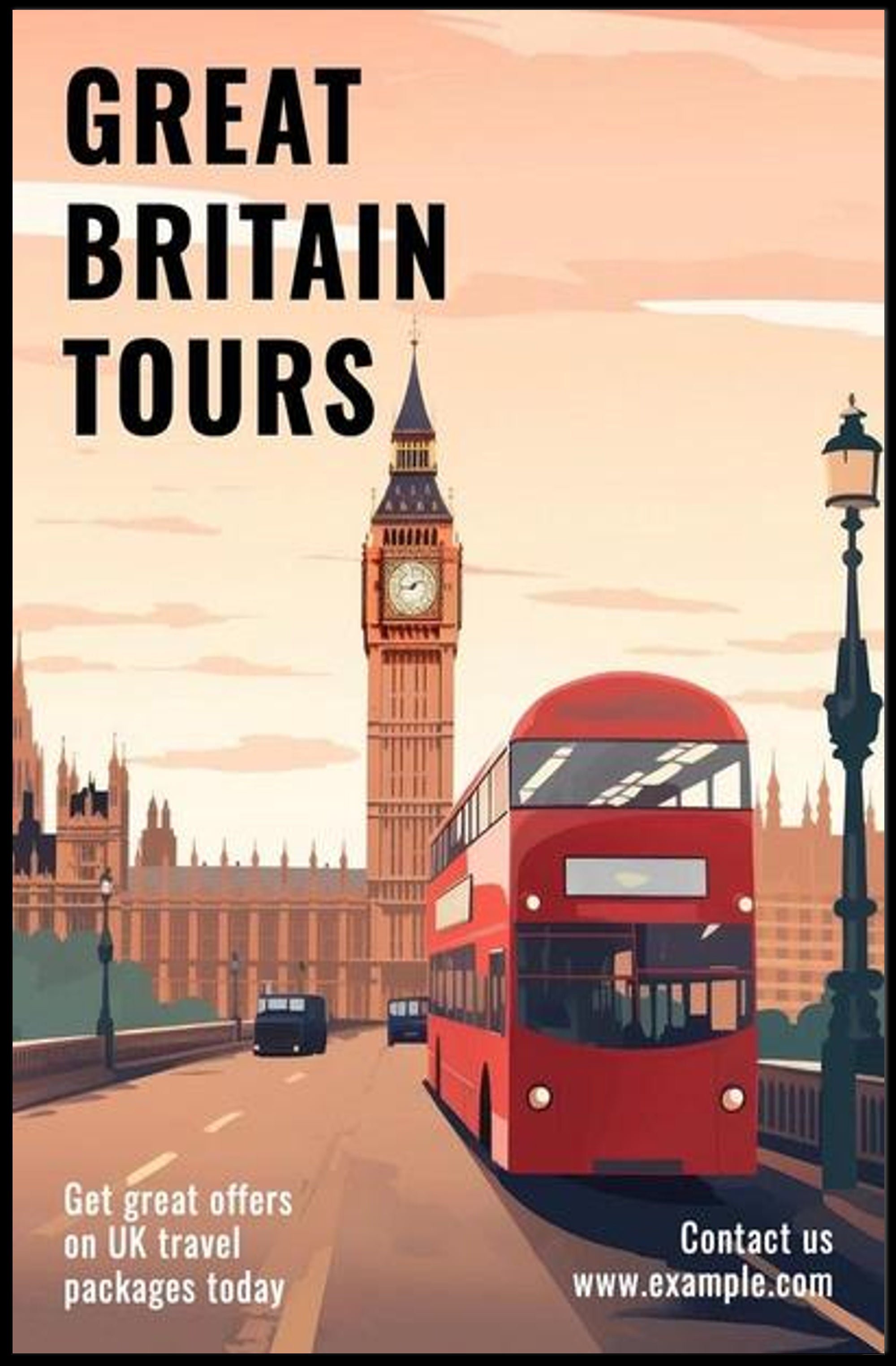 Great Britain Tours Poster PosterGoat