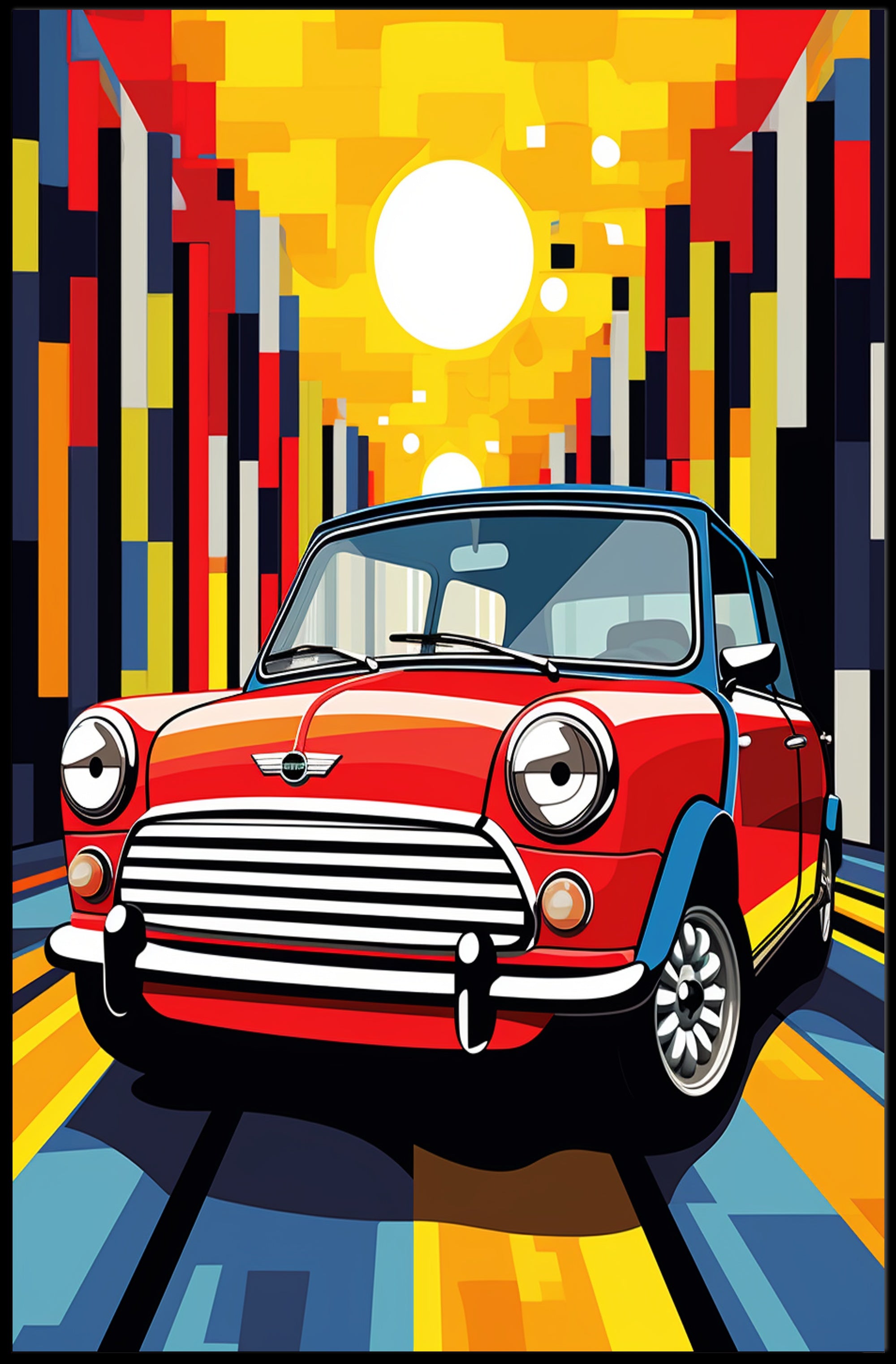 Retro Drive Poster PosterGoat
