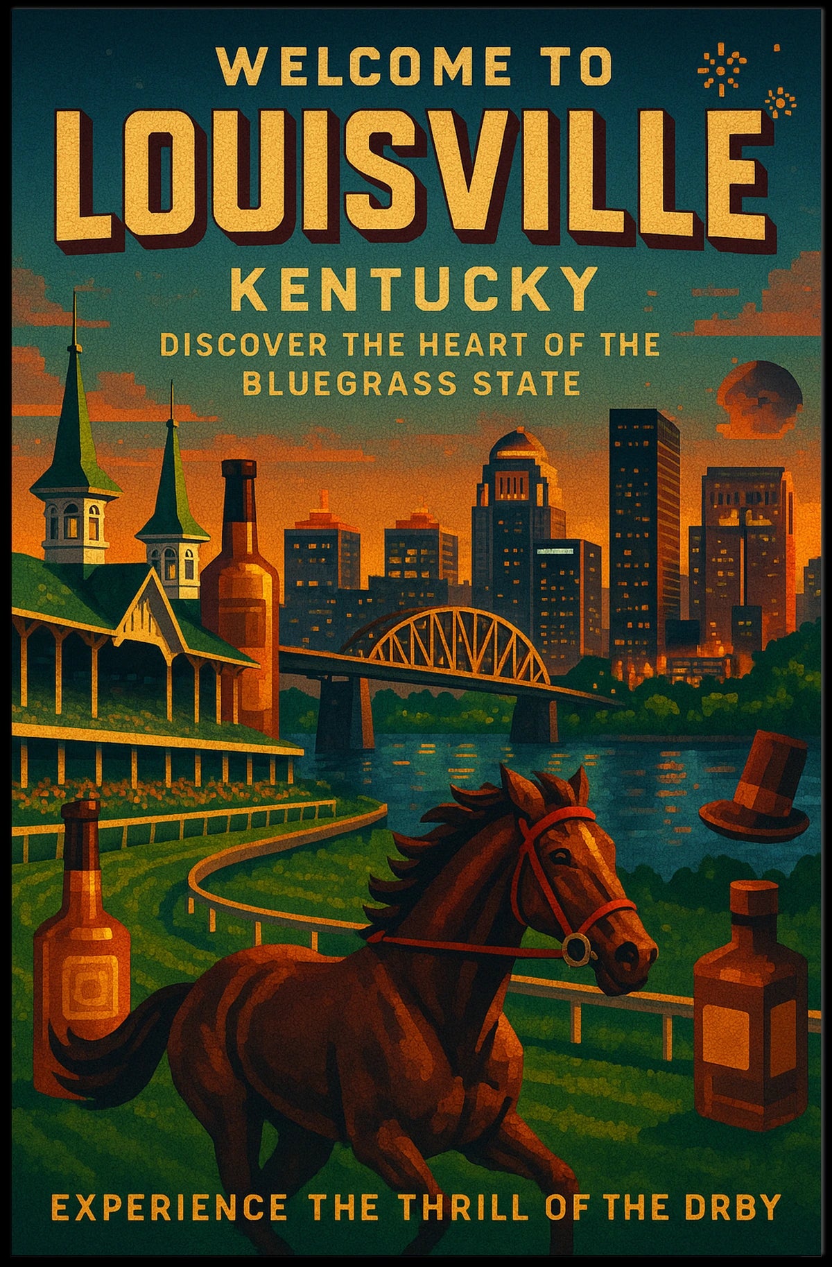 Welcome to Louisville, Kentucky Poster