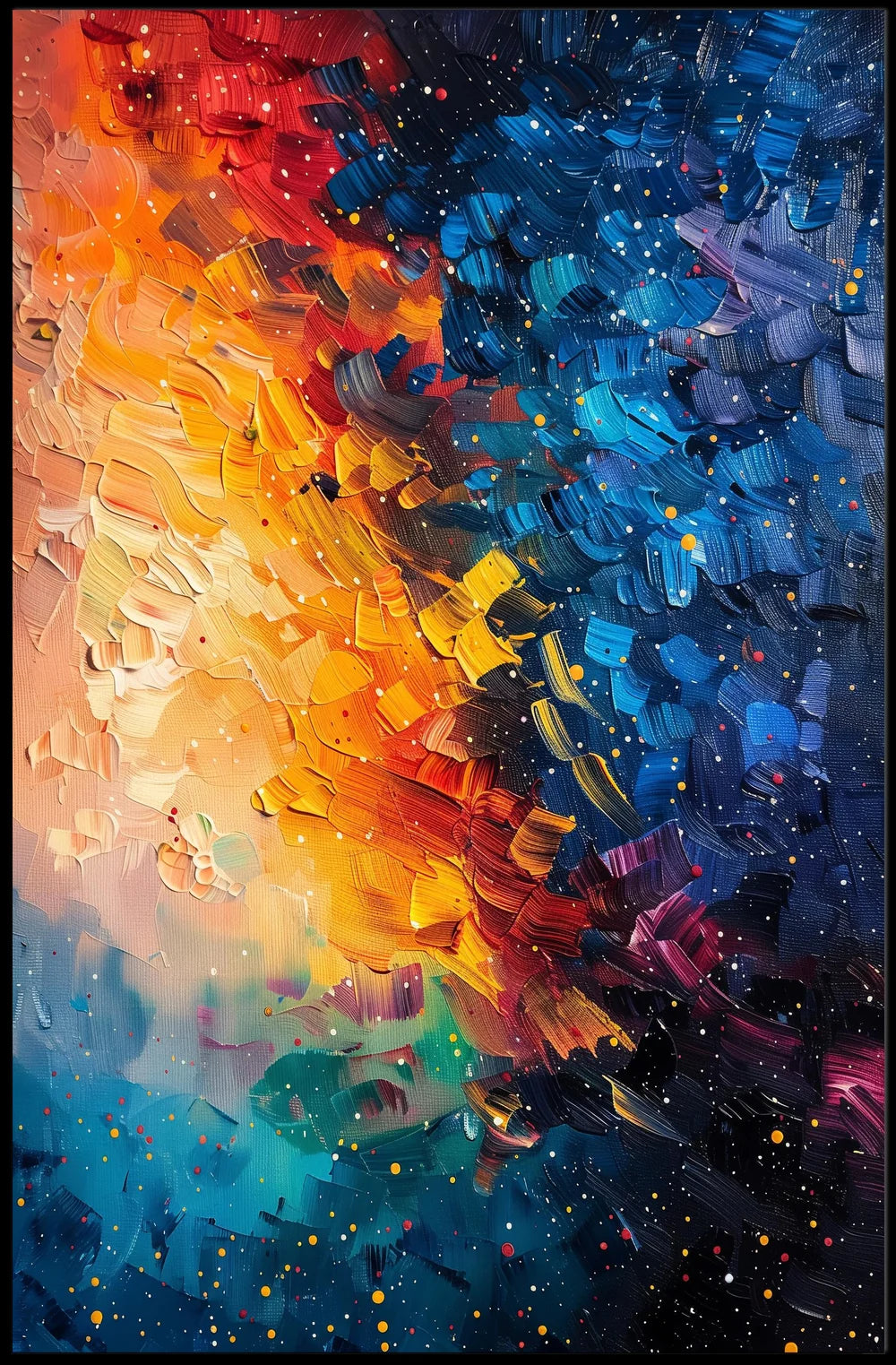 Modern Abstract Science and Education Poster