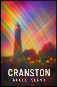 Cranston Rhode Island Scenic Minimalist Travel Poster