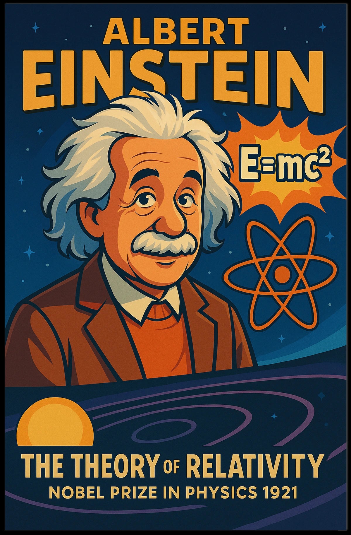 Albert Einstein Nobel Prize In Physics Poster