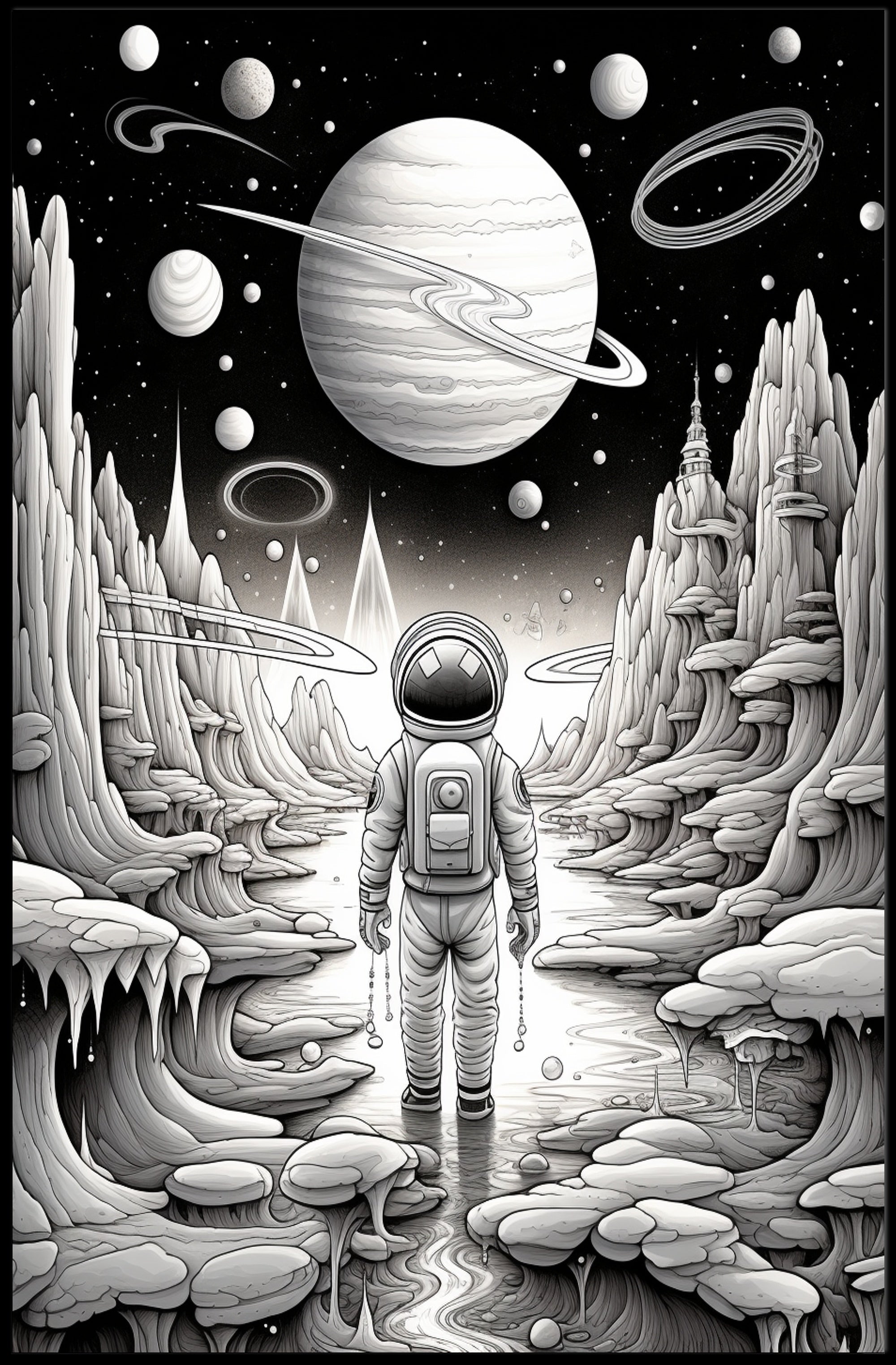 Cosmic Explorer Poster PosterGoat