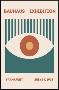 Bauhaus Exhibition Frankfurt July 19 1923 Poster