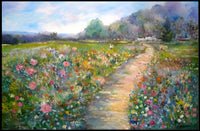 Serene Garden Pathway Poster