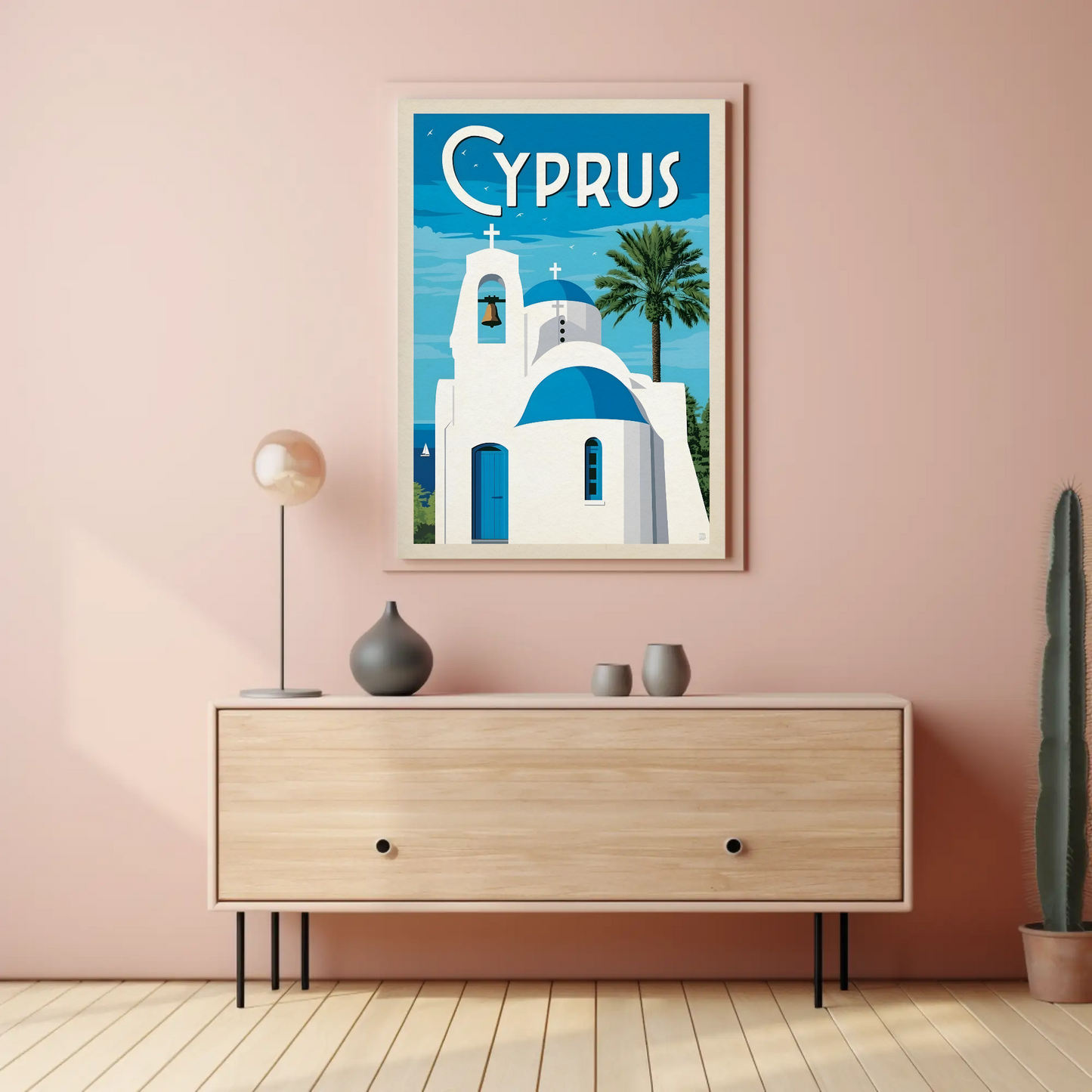 Cyprus Vintage Poster