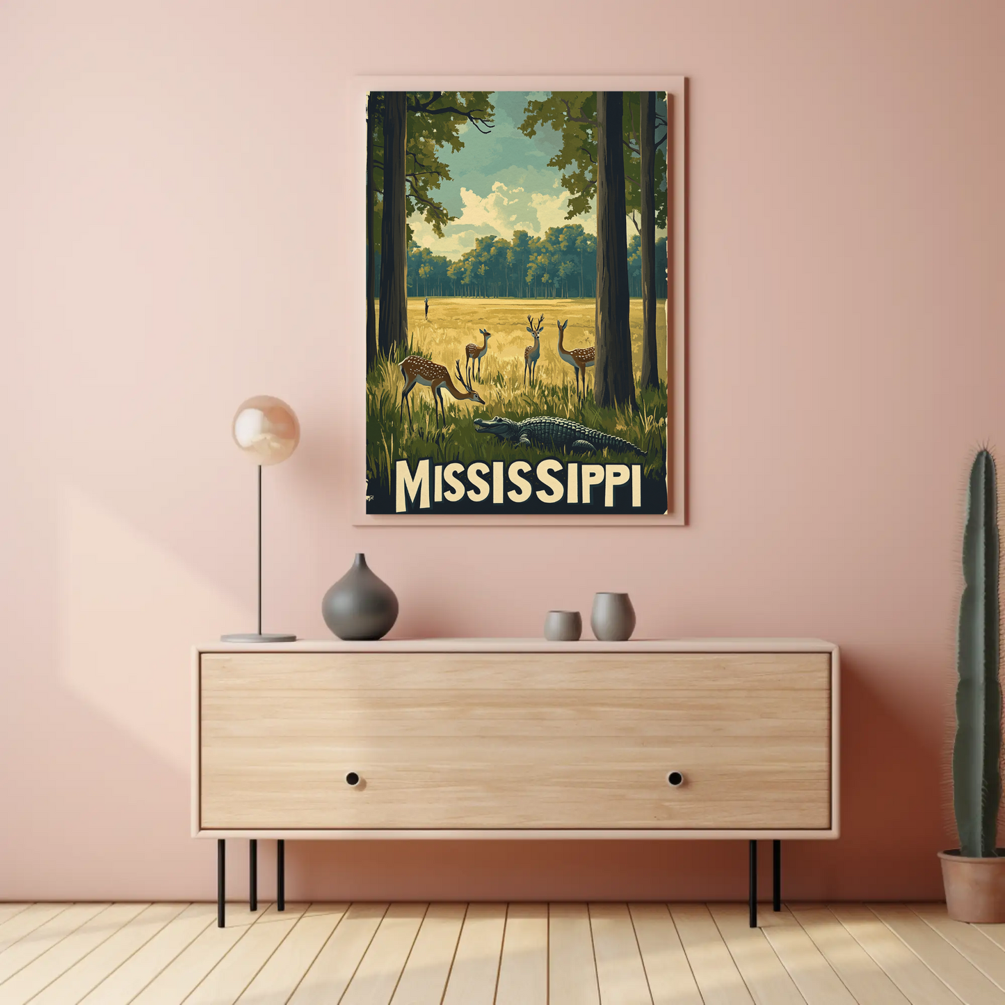 Mississippi Nature and Wildlife Poster