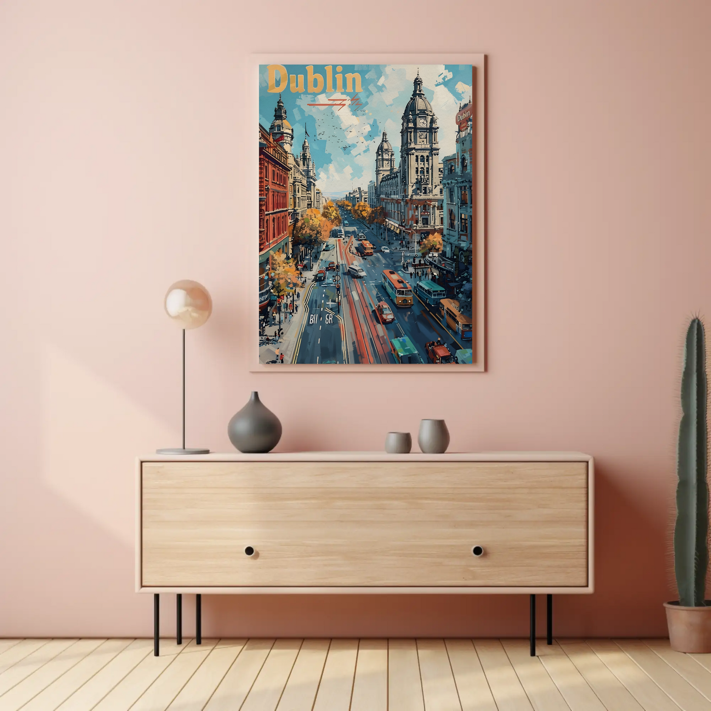 Vintage Poster - Dublin Grand Avenue