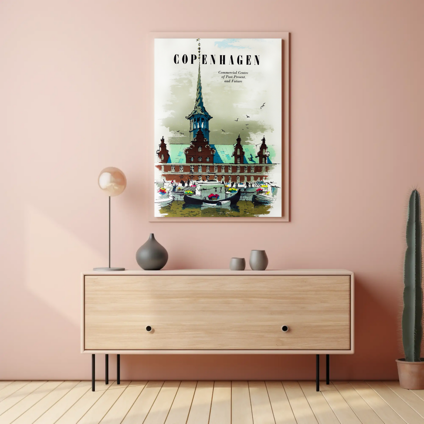 Copenhagen Travel Poster
