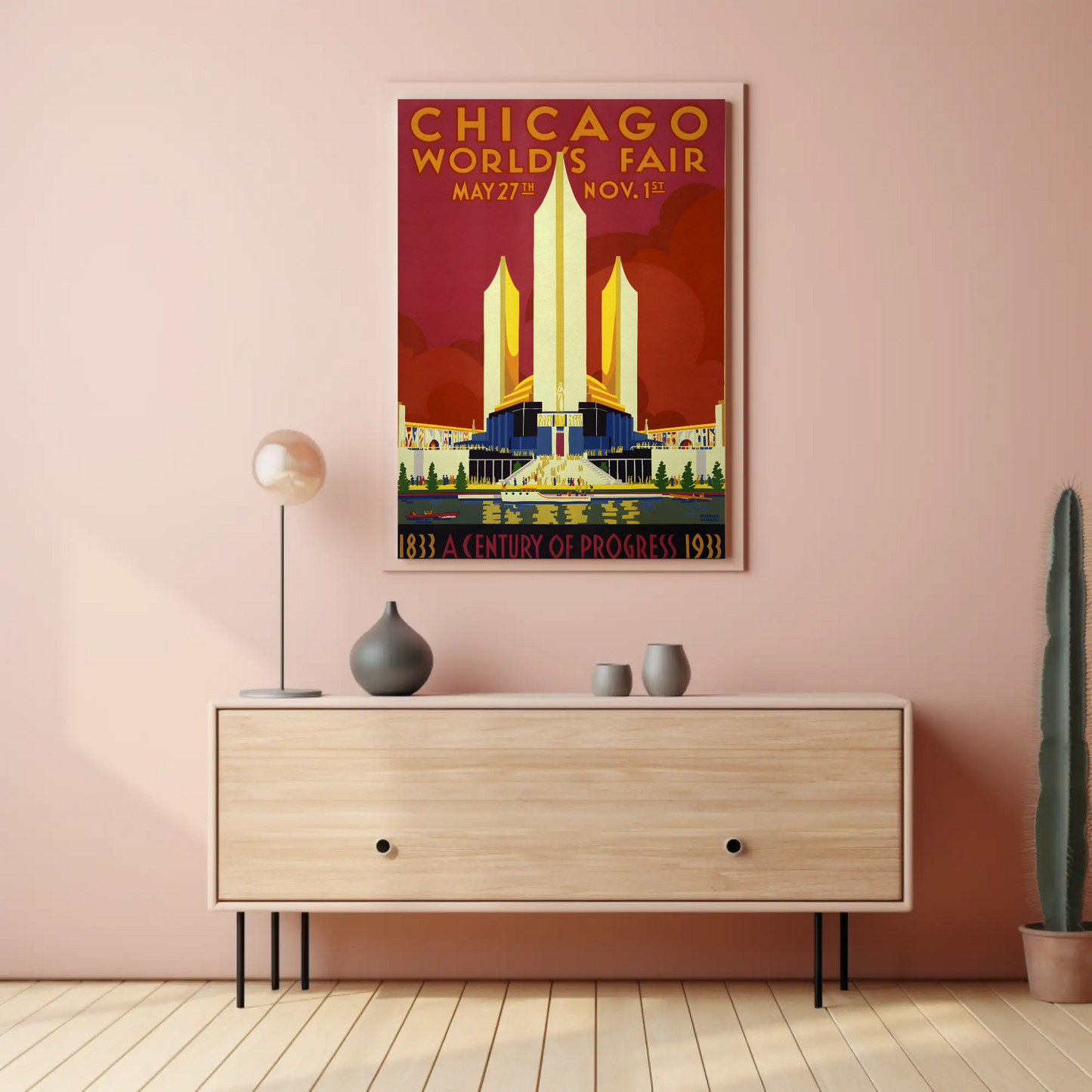 Chicago World's Fair Vintage Poster