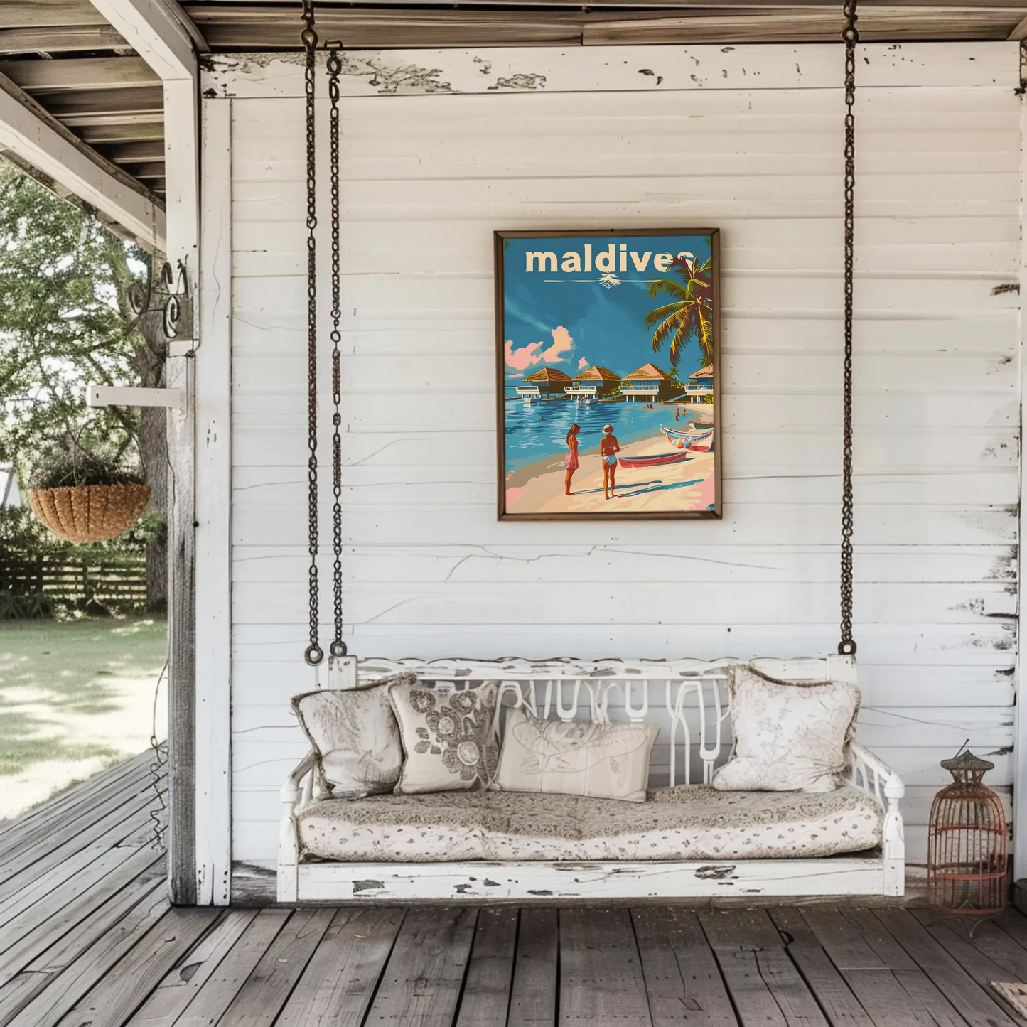 Maldives Tropical Paradise Poster