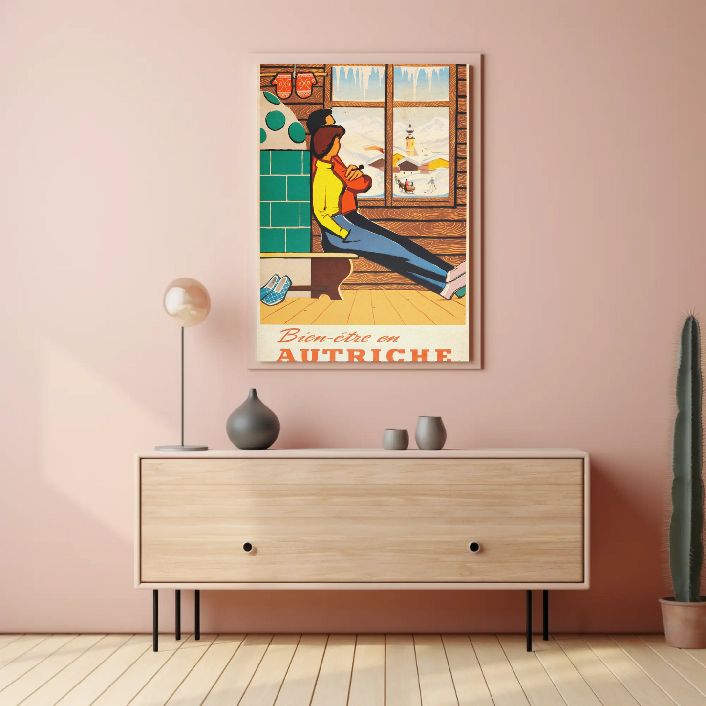 Bien-être en Autriche Vintage Poster