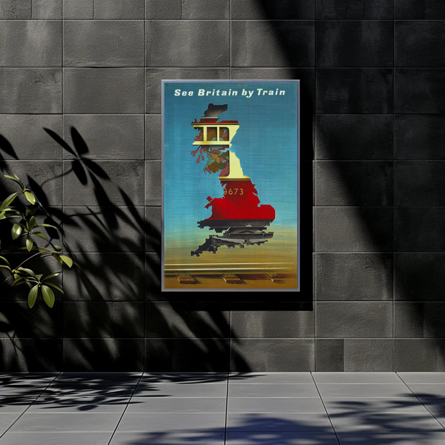 See Britain by Train - Vintage Travel Poster