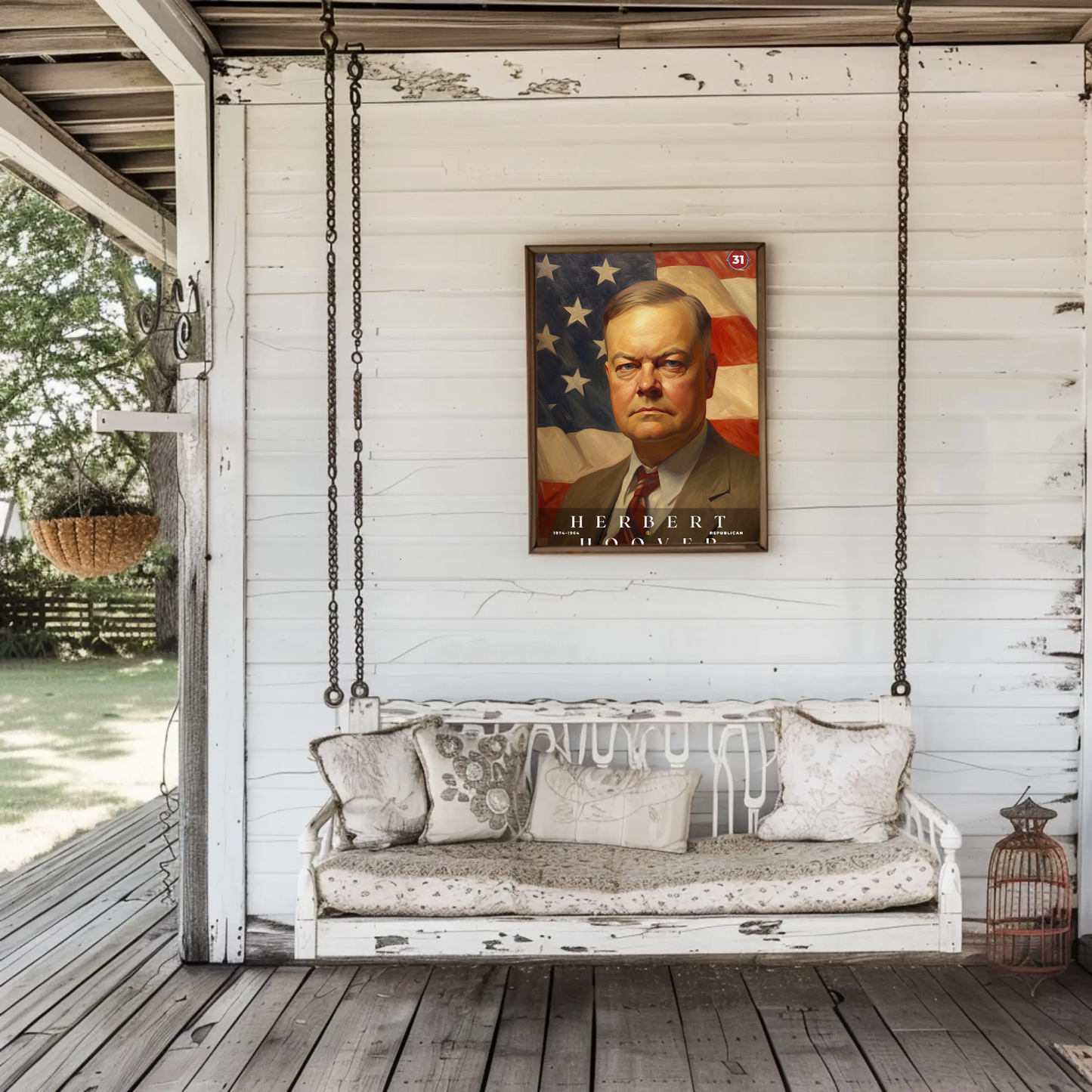 Herbert Hoover 31st President Of The United States Portrait