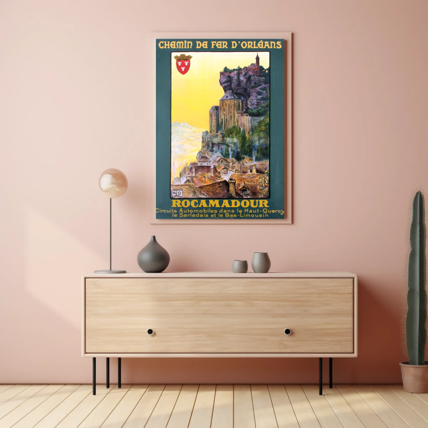Rocamadour Travel Poster