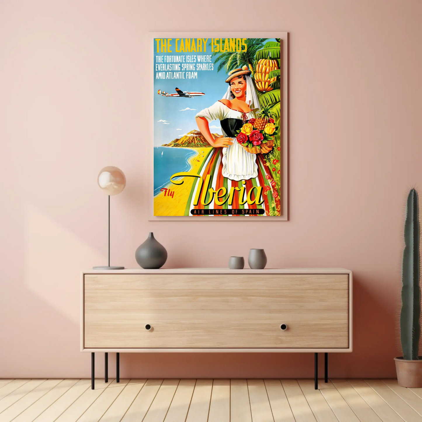 Canary Islands Travel Poster