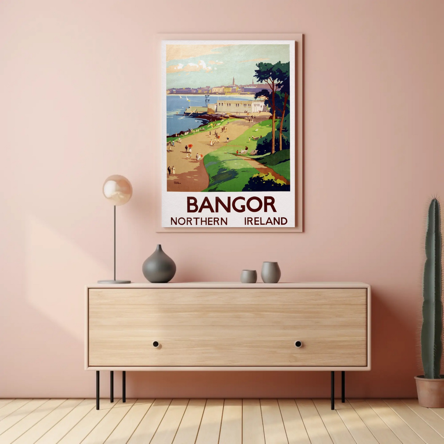 Vintage Poster - Bangor Northern Ireland