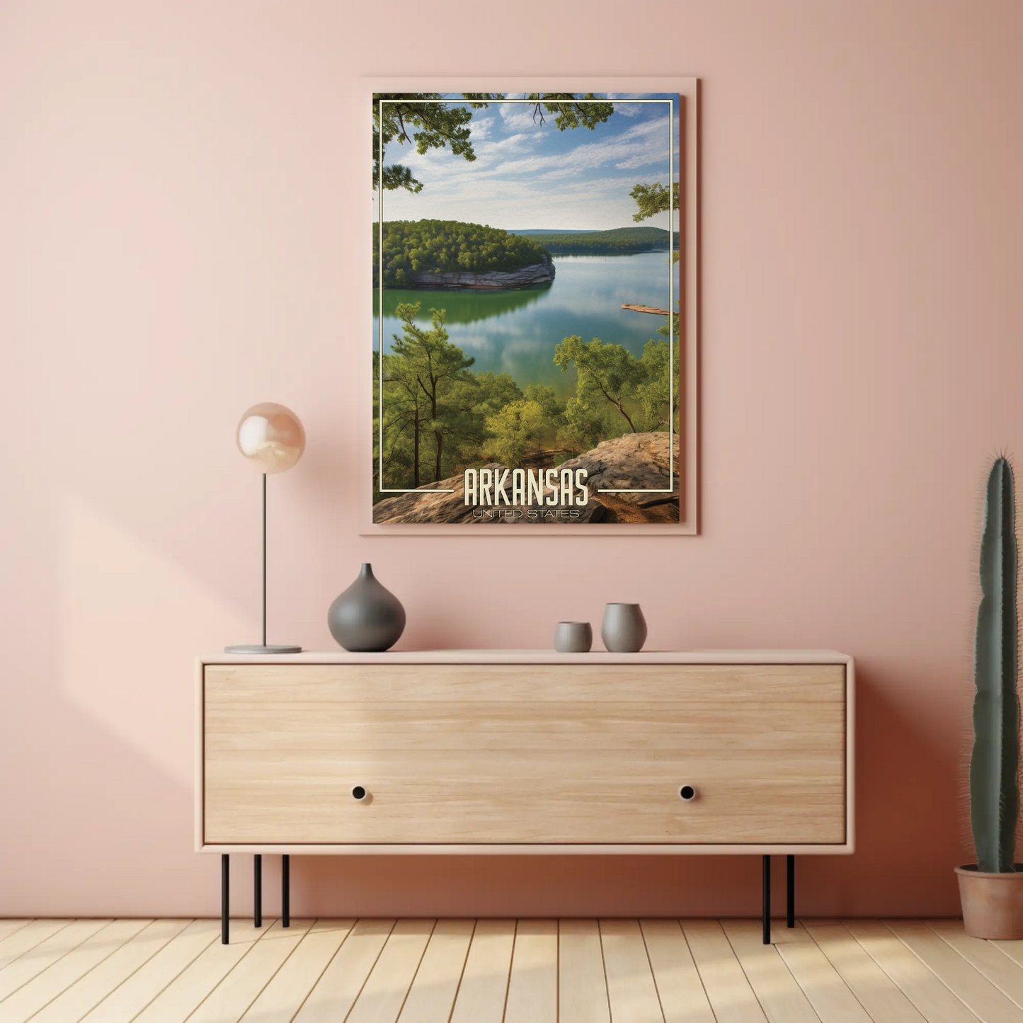 Arkansas Vintage Poster