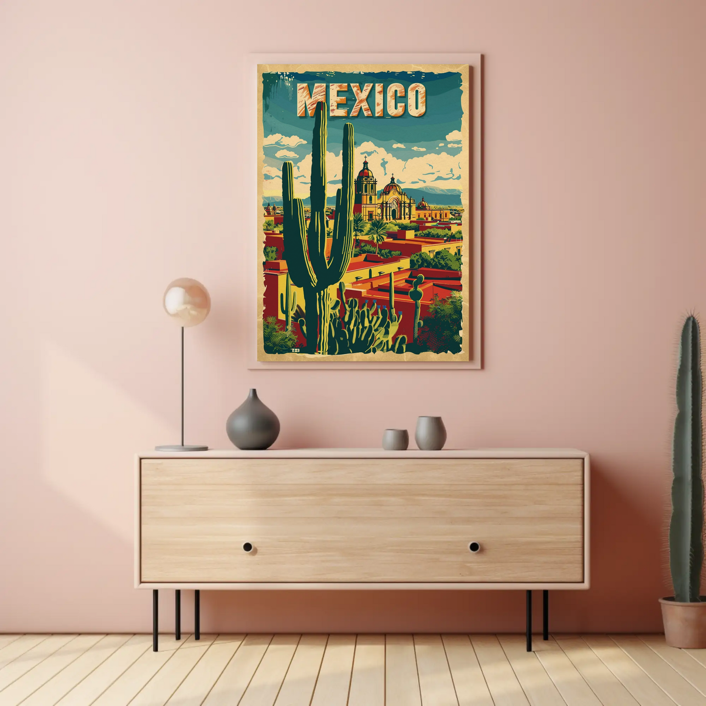 Mexico City Vintage Poster
