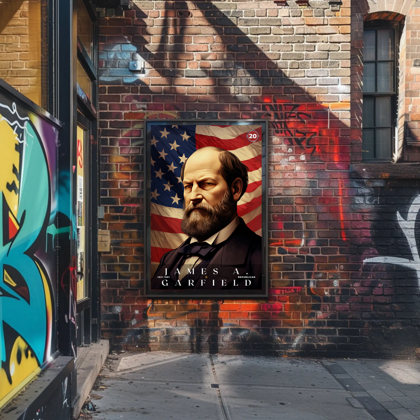 James Garfield 20th President Of The United States Portrait