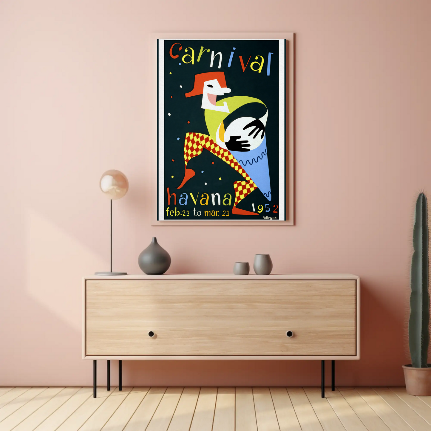 Havana Vintage Poster Carnival 1952