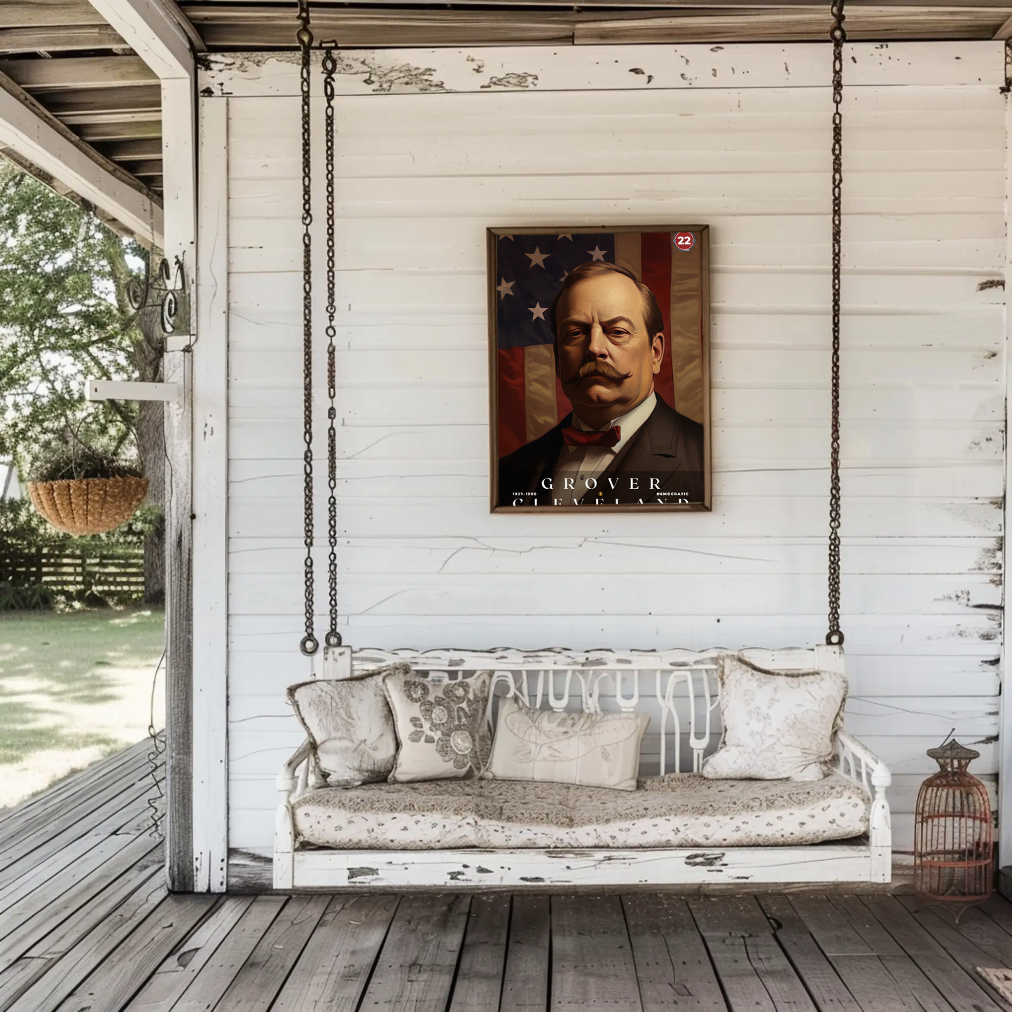 Grover Cleveland 22nd President Of The United States Portrait