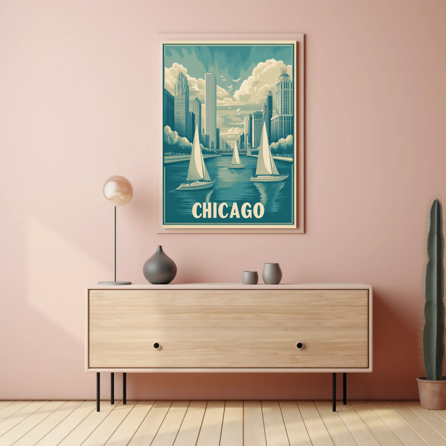 Chicago Vintage Poster