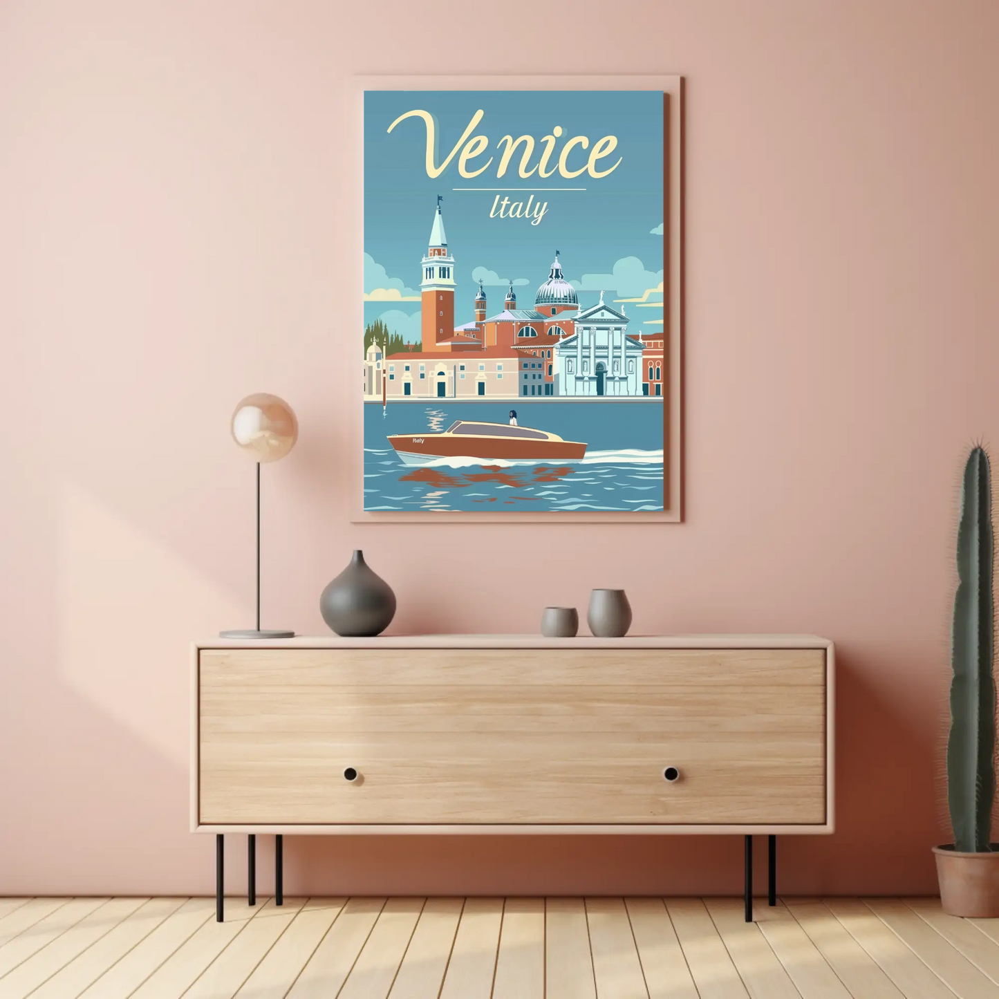 Venice, Italy Vintage Style Poster