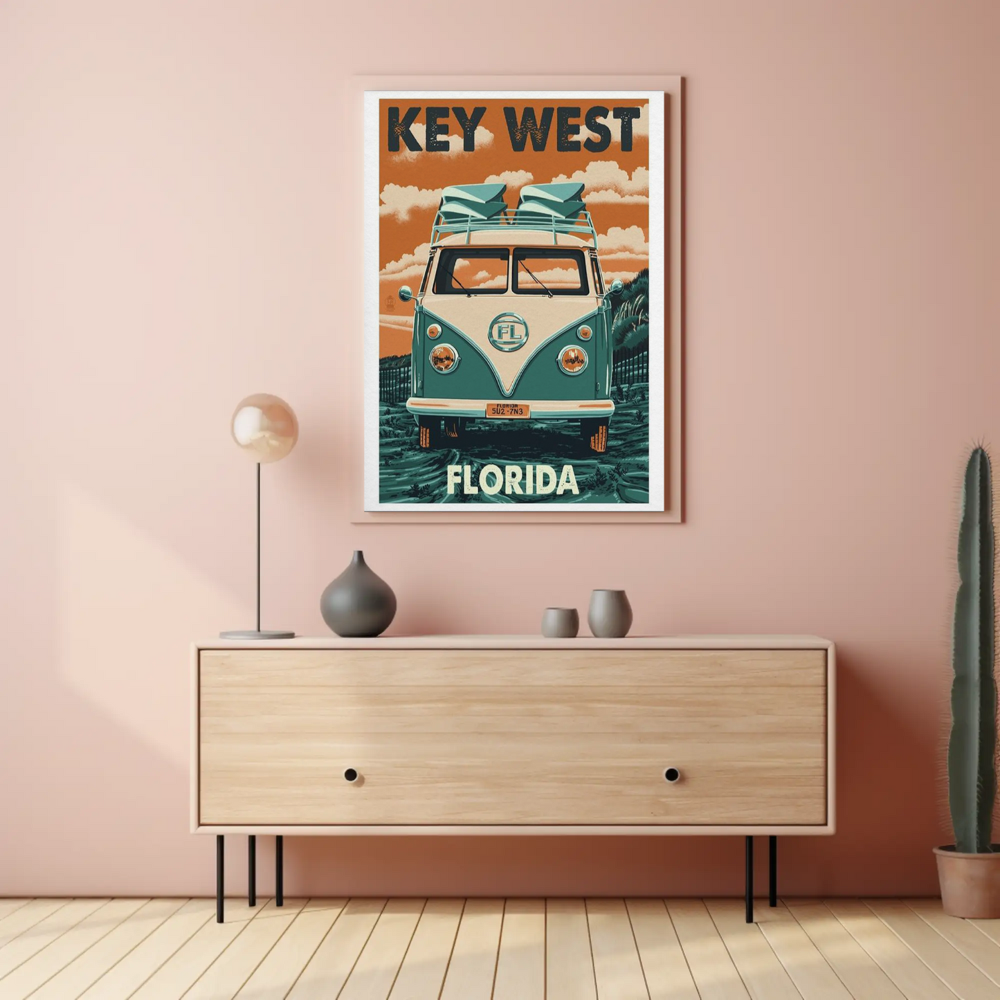 Key West Vintage Poster Florida Road Trip