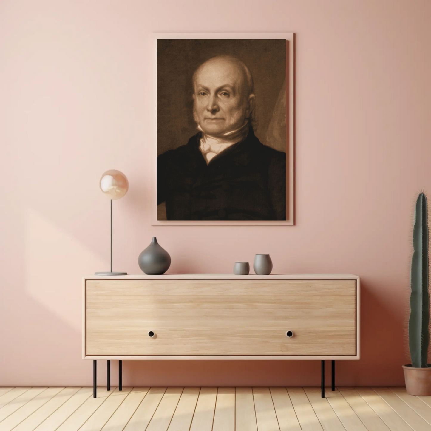 John Quincy Adams 6th President Sepia Photo