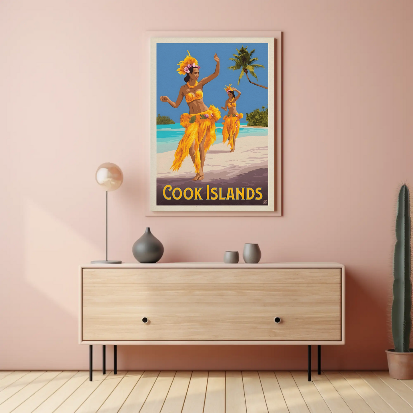 Cook Islands Vintage Poster