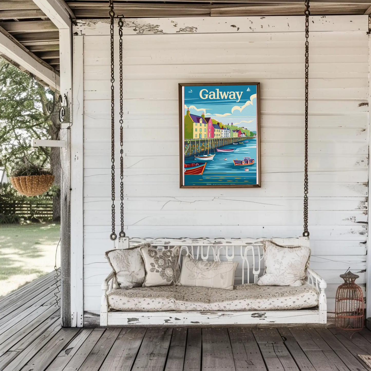Galway Harbor Poster