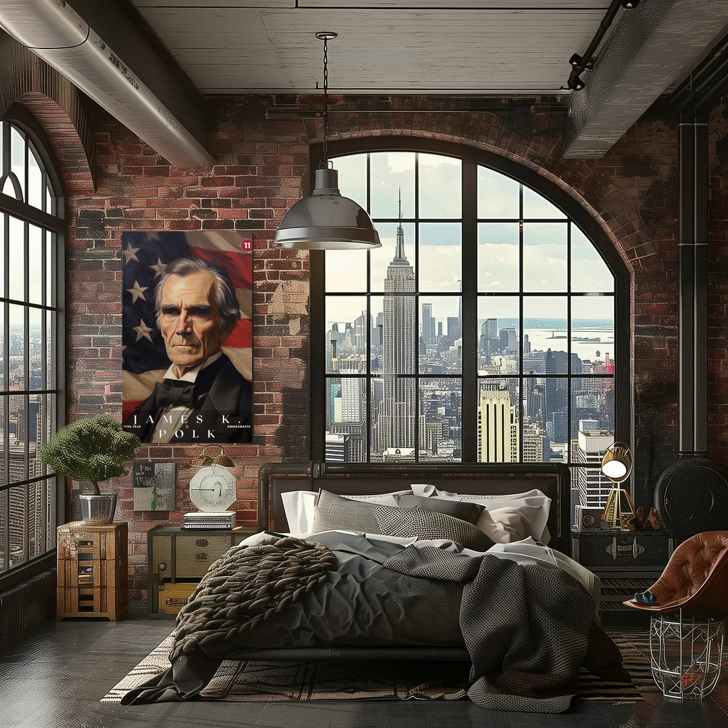 James Polk 11th President Of The United States Portrait