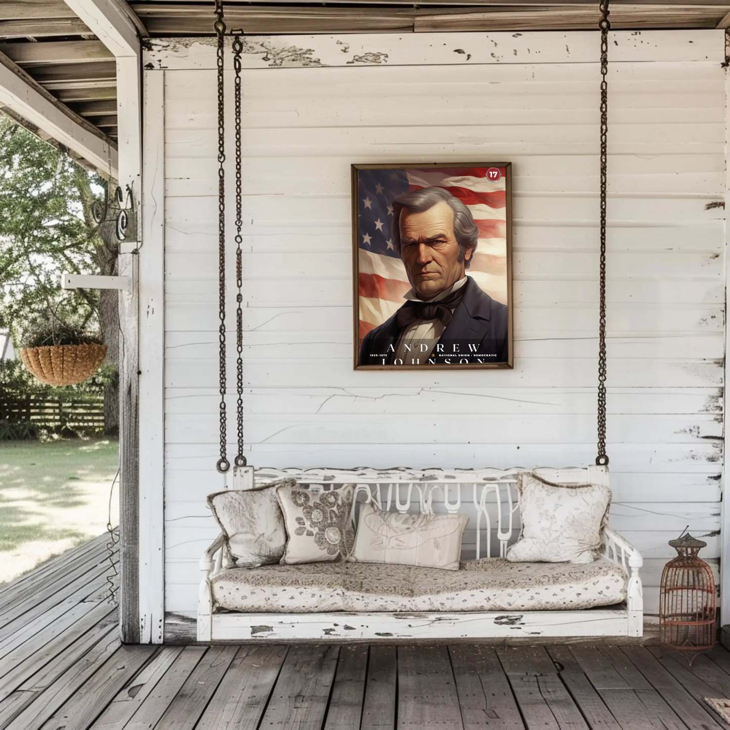 Andrew Johnson 17th President Of The United States Portrait