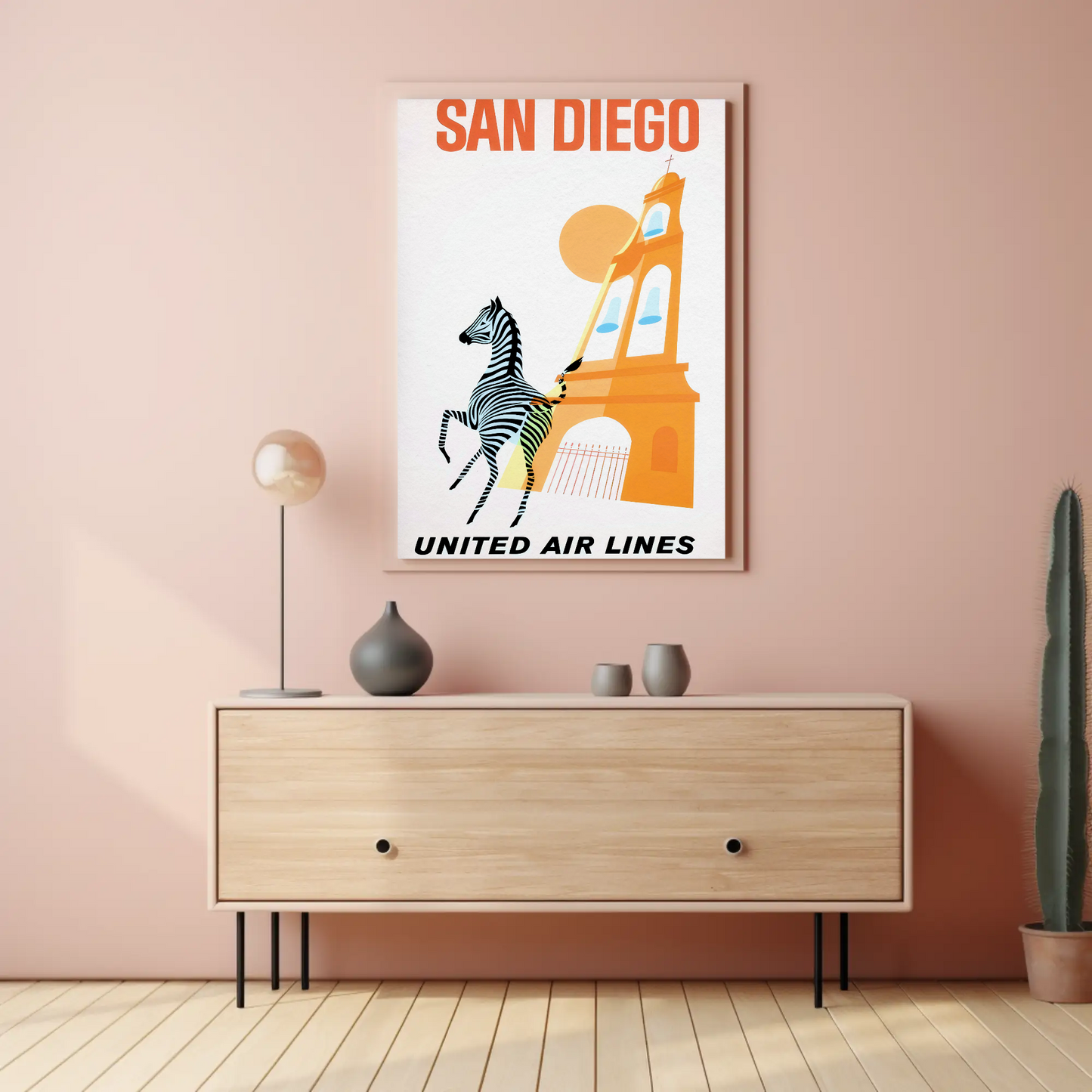 San Diego - United Air Lines Poster
