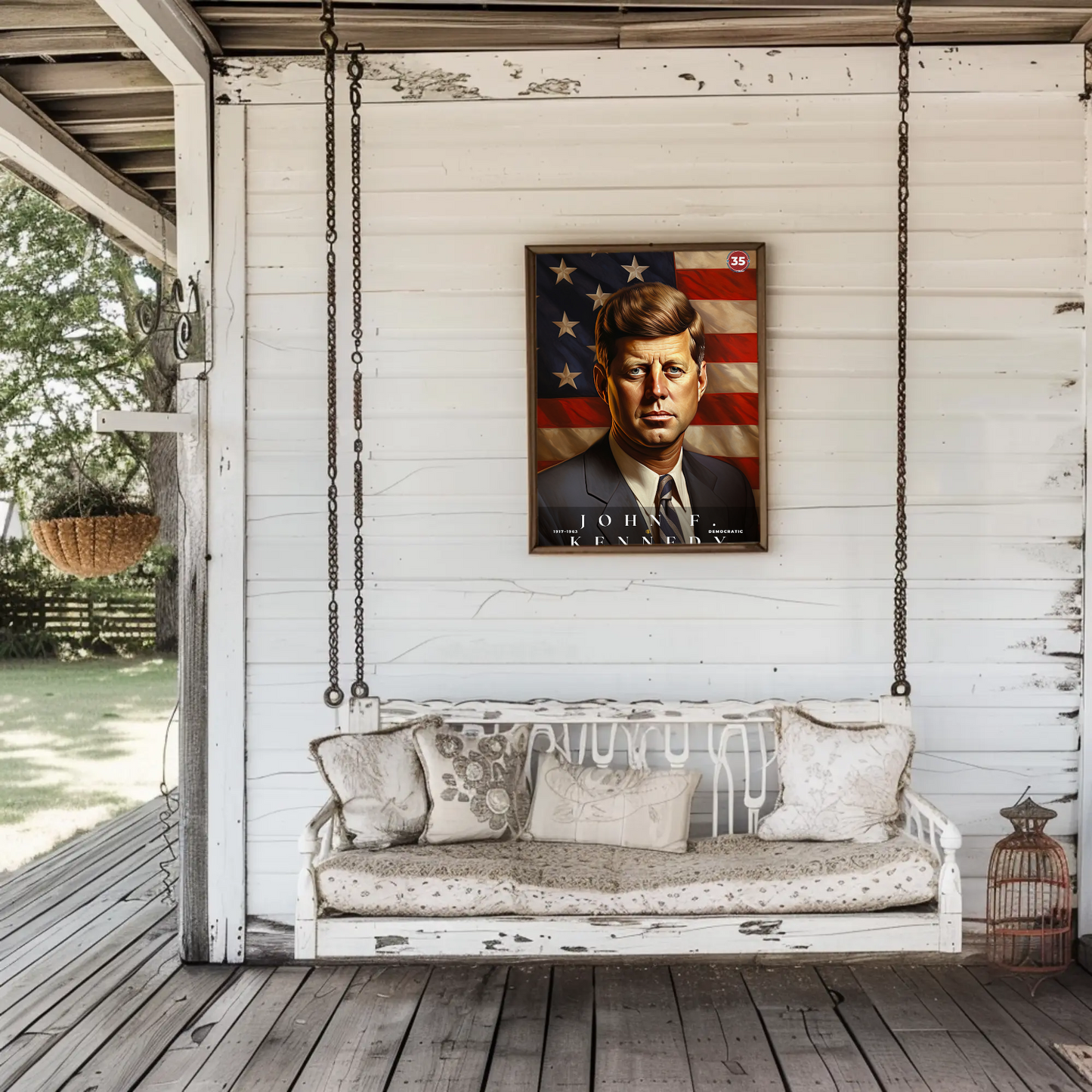 John F. Kennedy 35th President Of The United States Portrait