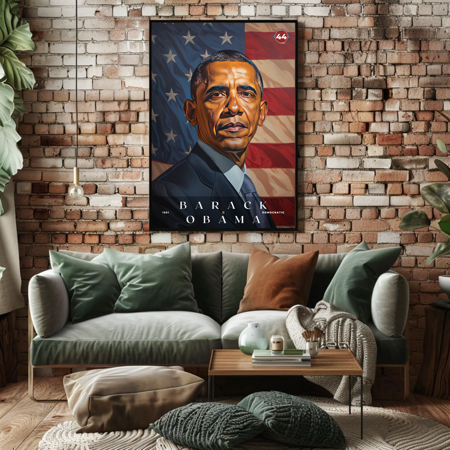 Barack Obama 44th President Of The United States Portrait