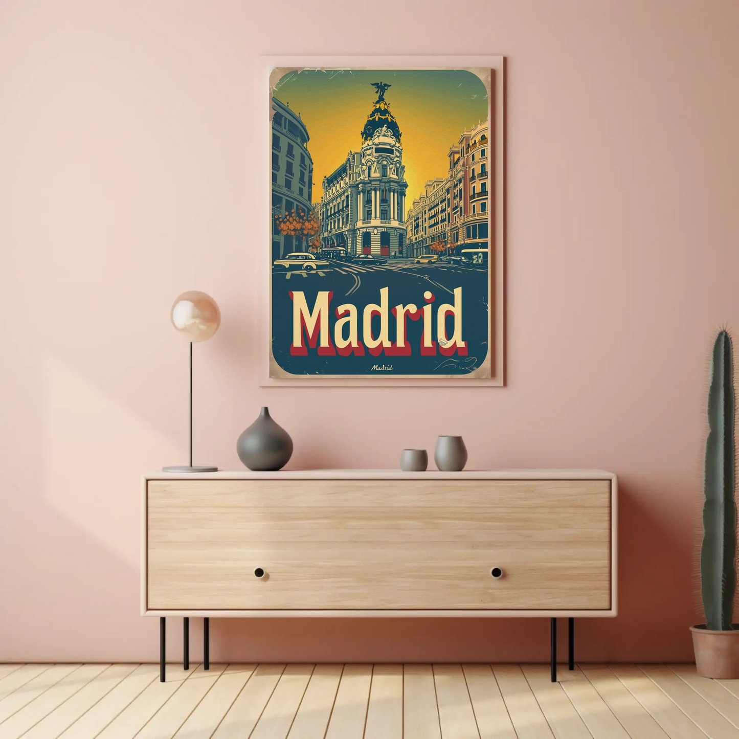 Madrid Vintage Poster