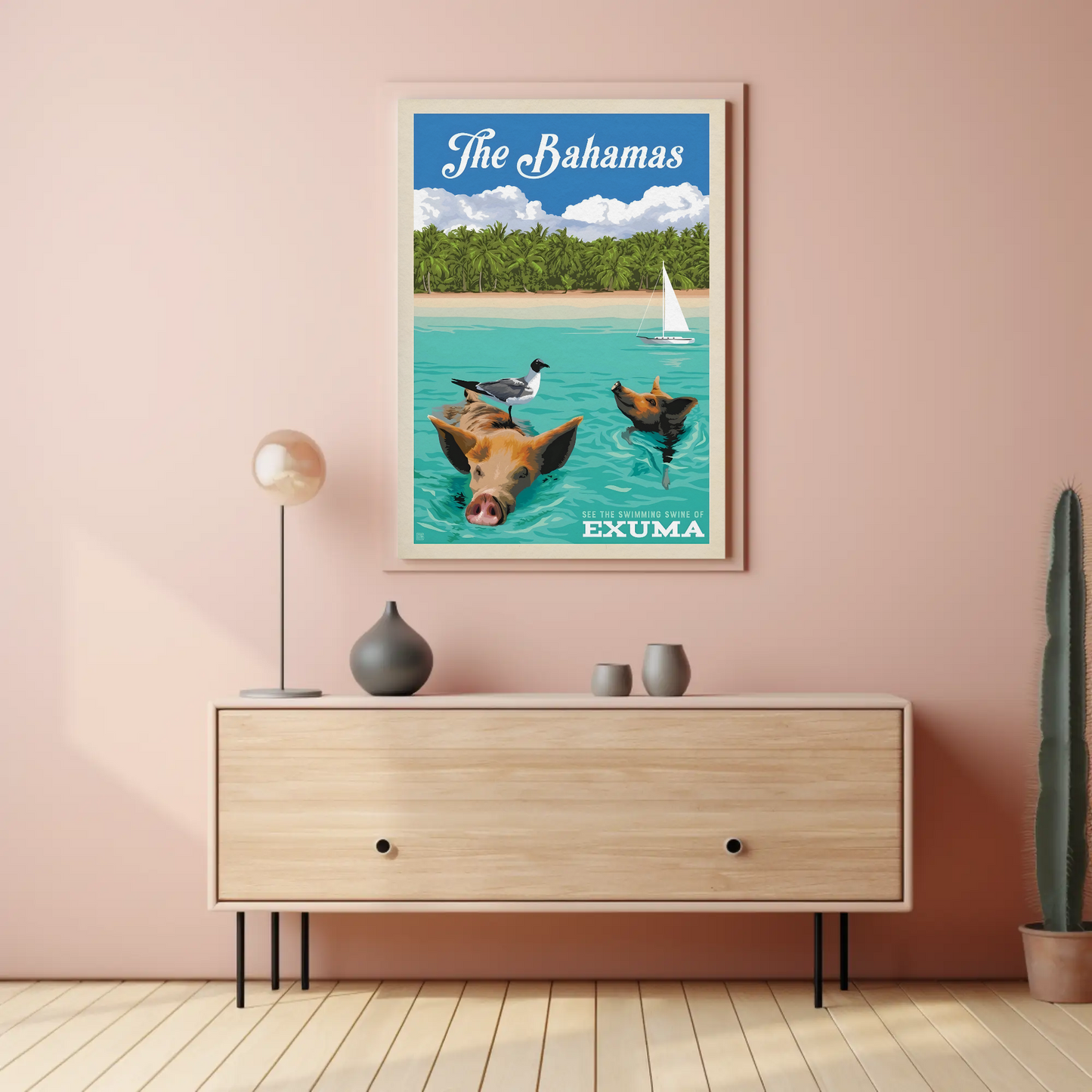 Vintage Poster The Bahamas Exuma