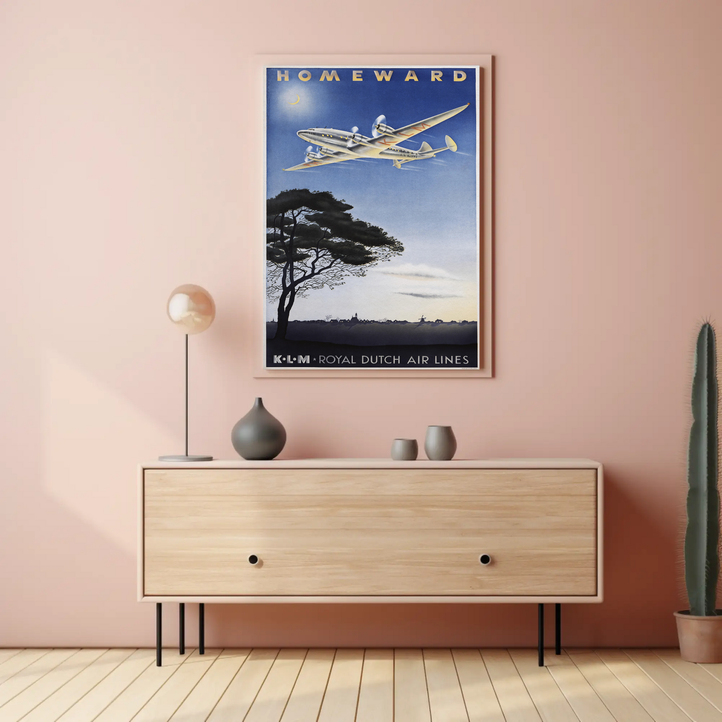 KLM Homeward Poster