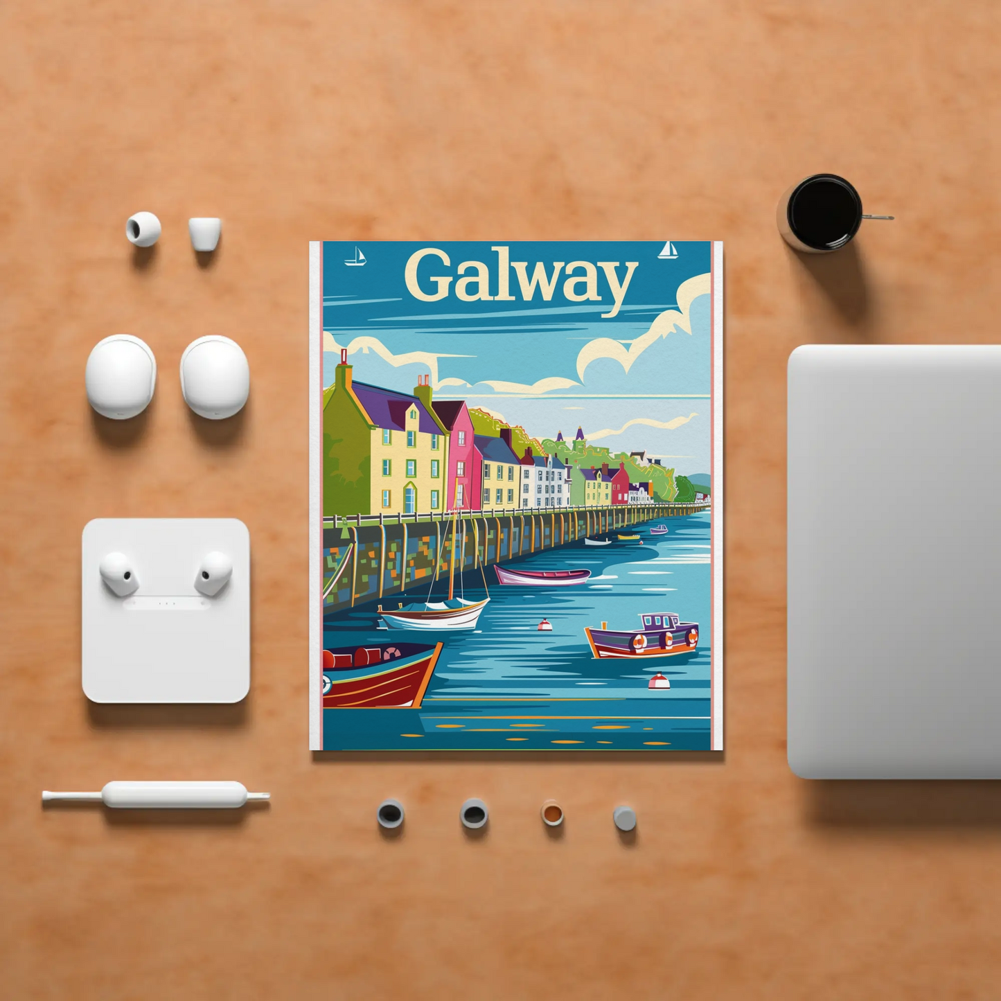 Galway Harbor Poster