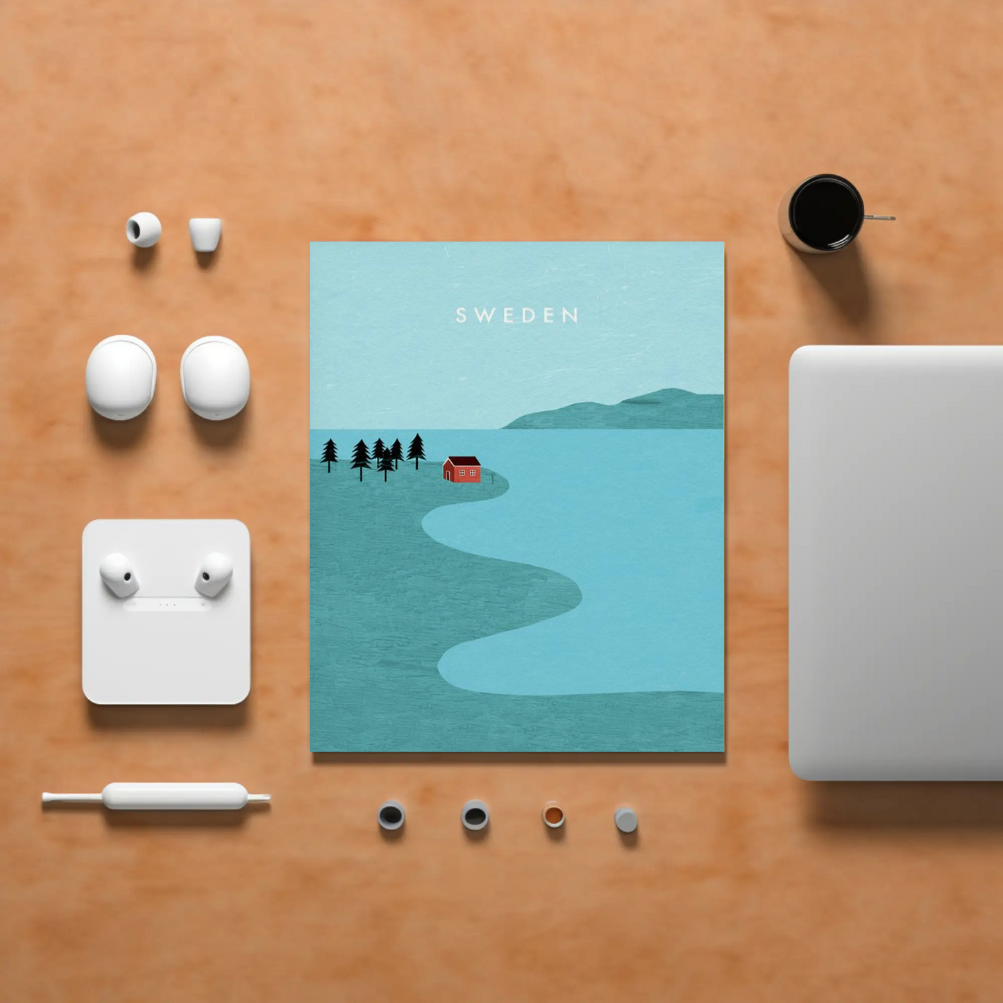 Sweden: Serene Landscape Poster