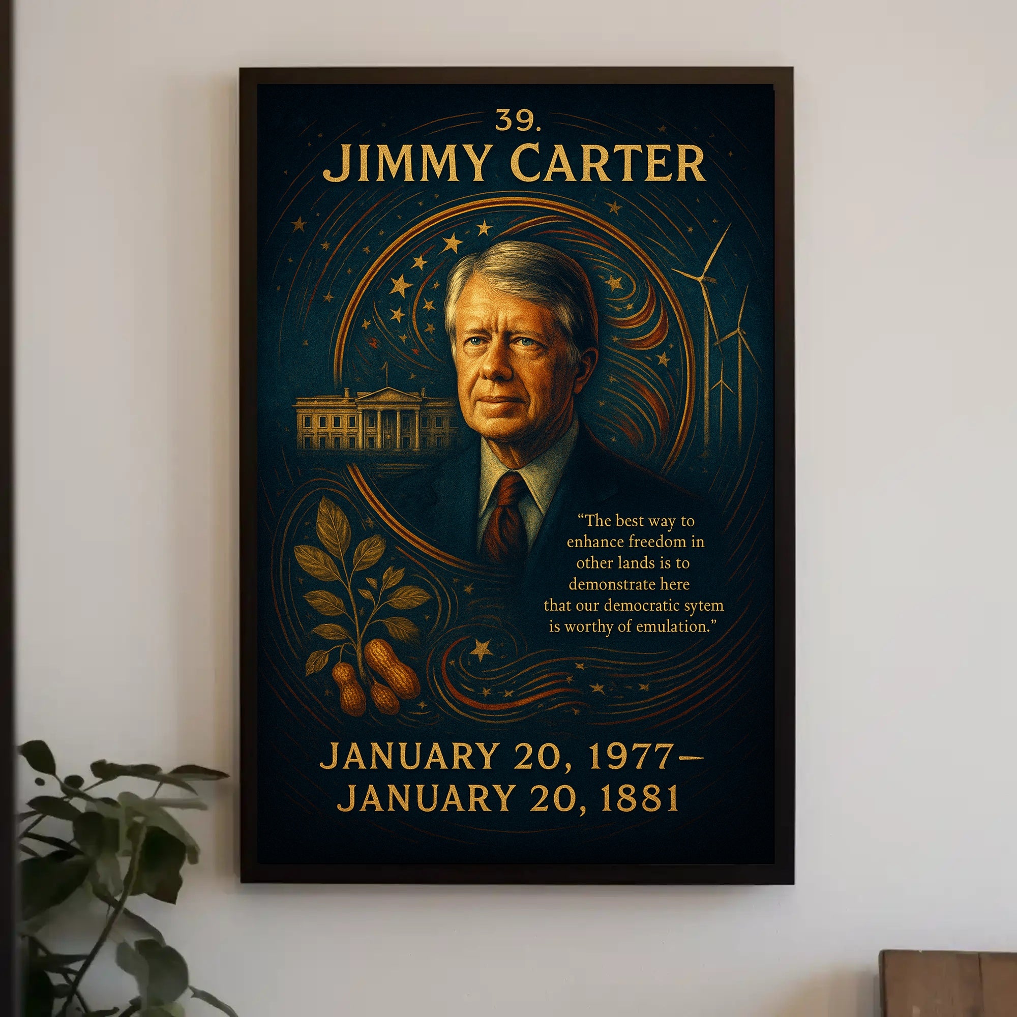 Jimmy Carter Civic Impact Gallery Print Poster PosterGoat