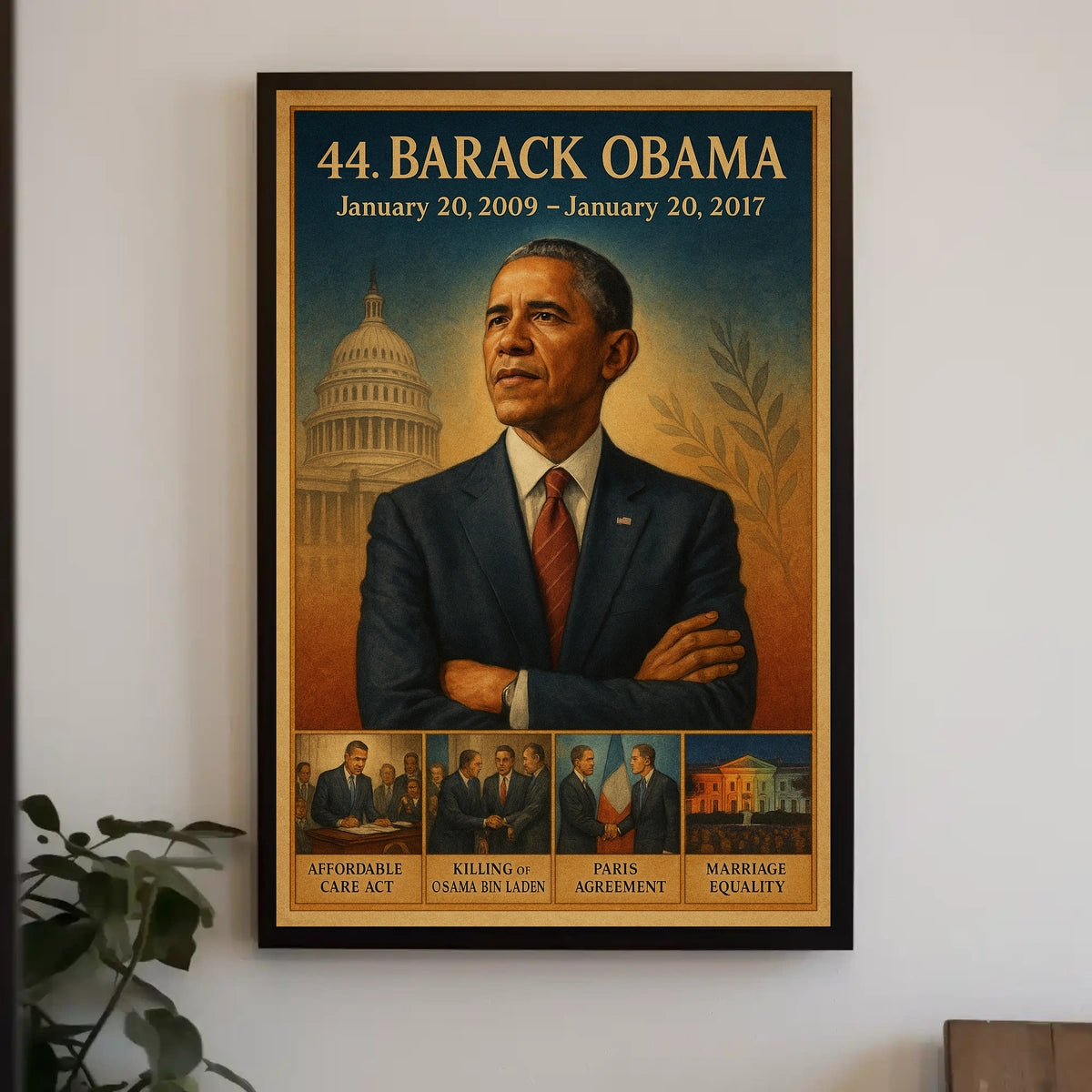 Barack Obama's Legacy: Iconic Historical or Presidential Poster