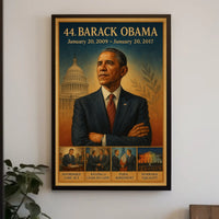 Barack Obama's Legacy: Iconic Historical or Presidential Poster