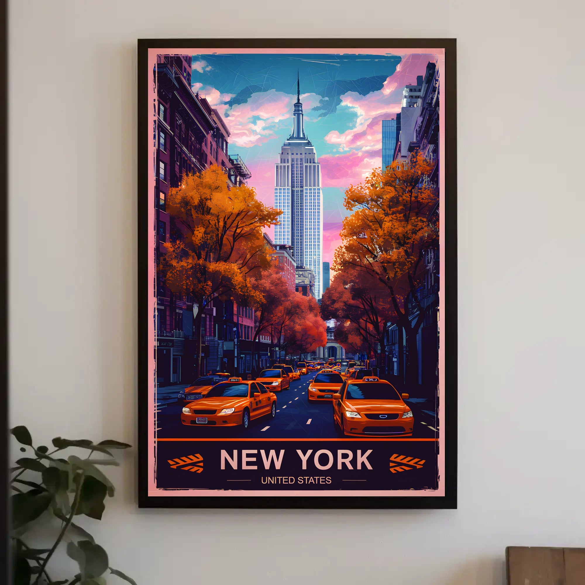 New York City in Autumn Poster