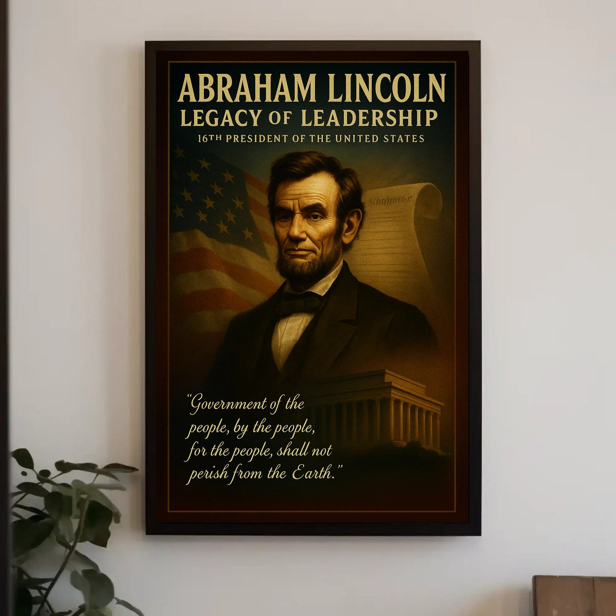 Abraham Lincoln 16th President Poster
