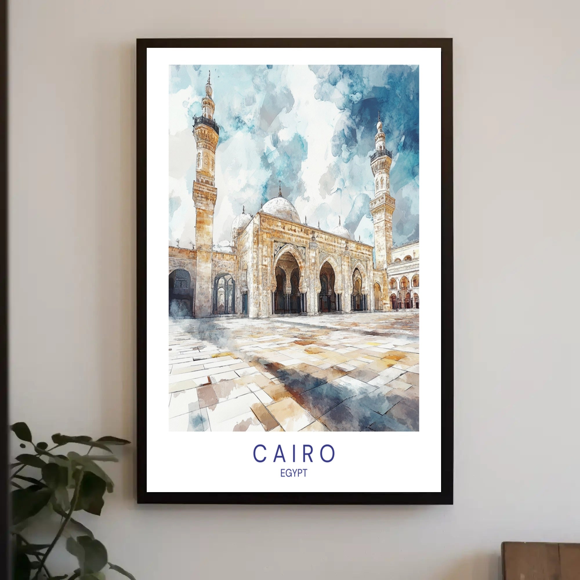 Cairo Architectural Splendor Poster PosterGoat