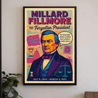 Millard Fillmore The Forgotten President Poster PosterGoat