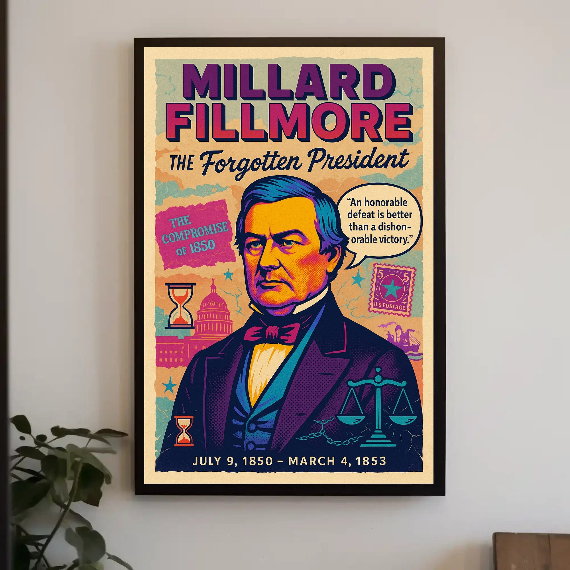 Millard Fillmore The Forgotten President Poster PosterGoat